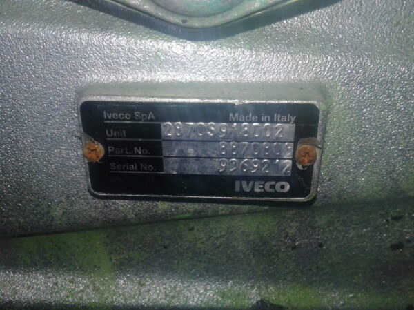 CAMBIO IVECO EUROCARGO TECTOR MODELLO 2070S9 - immagine 4