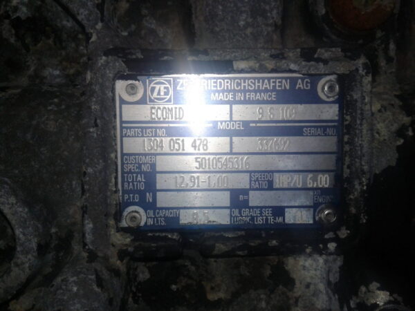 CAMBIO RENAULT MIDLUM 270 DCI ZF 9 S 109 - immagine 2
