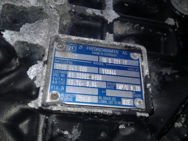 CAMBIO MAN TGA 460-480 ZF 16 S 221 IT - immagine 2
